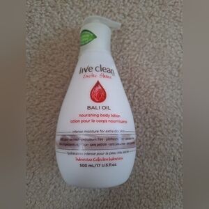 3/$20 Live Clean Exotic Shine Bali Oil Body Lotion 500ml